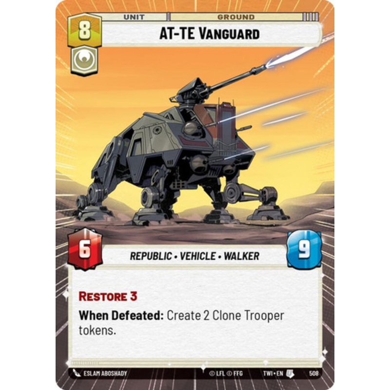 AT-TE Vanguard (Hyperspace Frame)