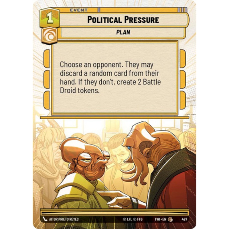 Political Pressure (Hyperspace Foil)