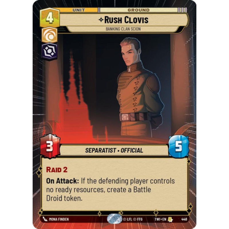 Rush Clovis, Banking Clan Scion (Hyperspace Frame)