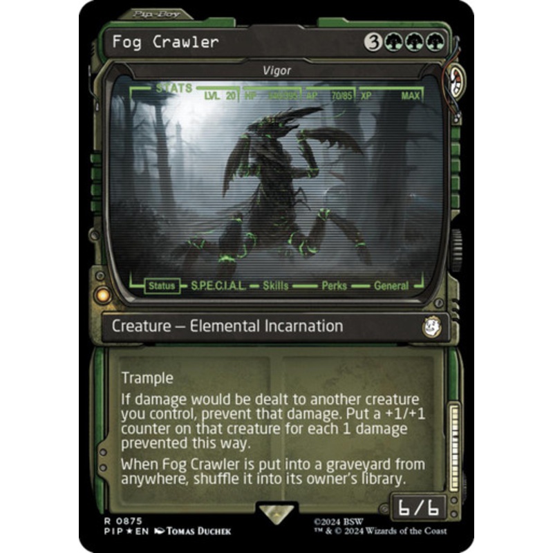 Vigor [Fog Crawler] (Showcase Frame) (Surge Foil)
