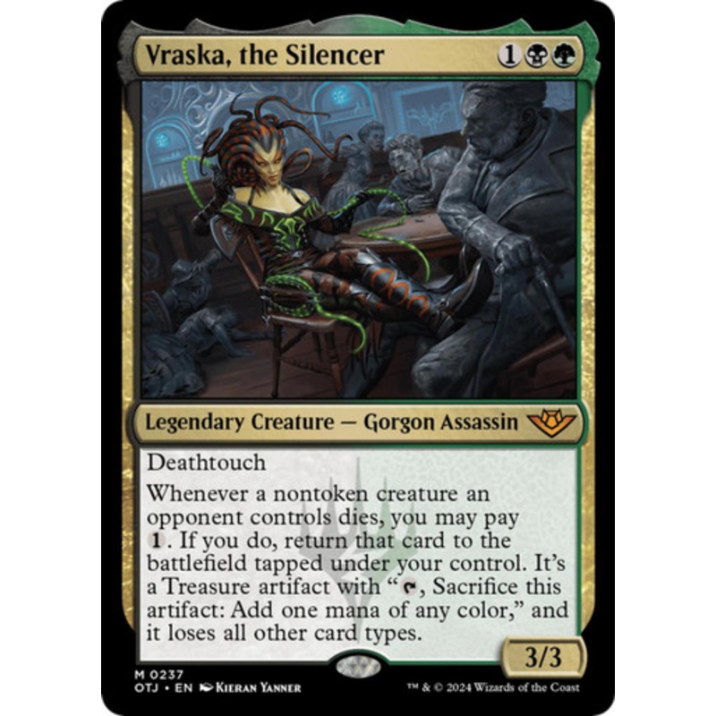 Vraska, the Silencer (Foil) | Outlaws of Thunder Junction