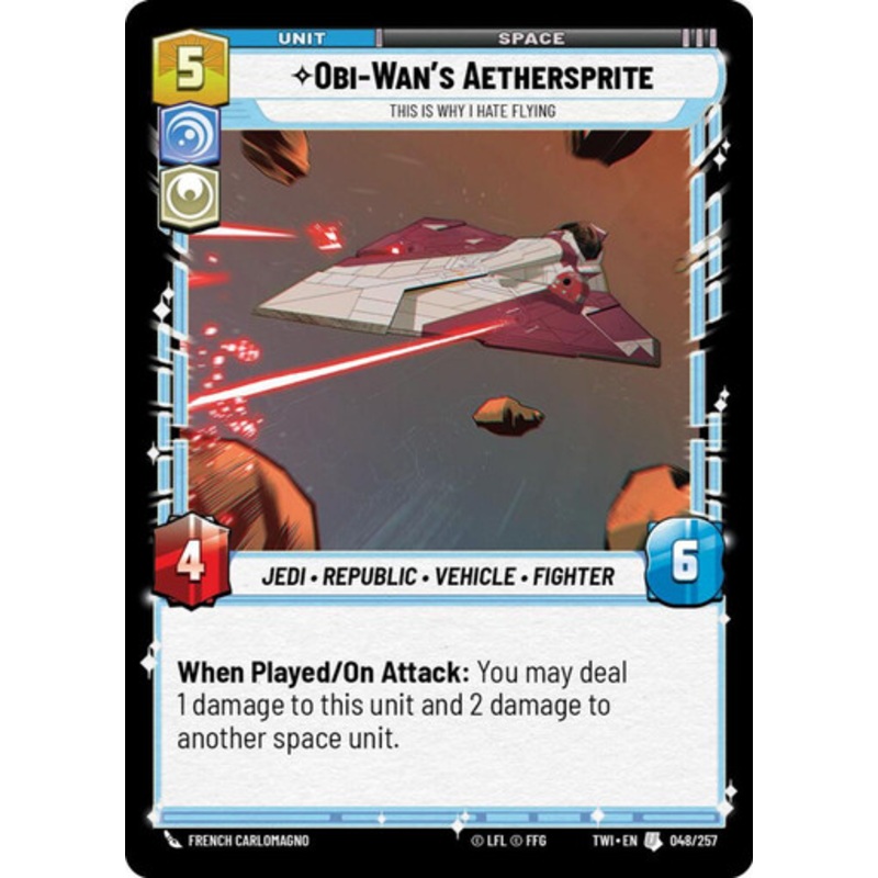 Obi-Wan's Aethersprite, This is Why I Hate Flying
