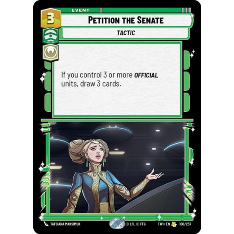 Petition the Senate (Foil)