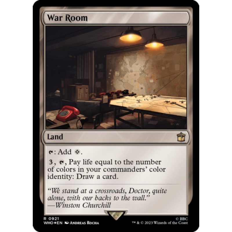War Room (Surge foil) | Universes Beyond: Doctor Who