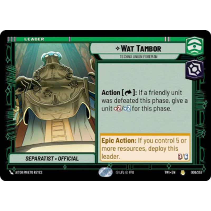 Wat Tambor, Techno Union Foreman