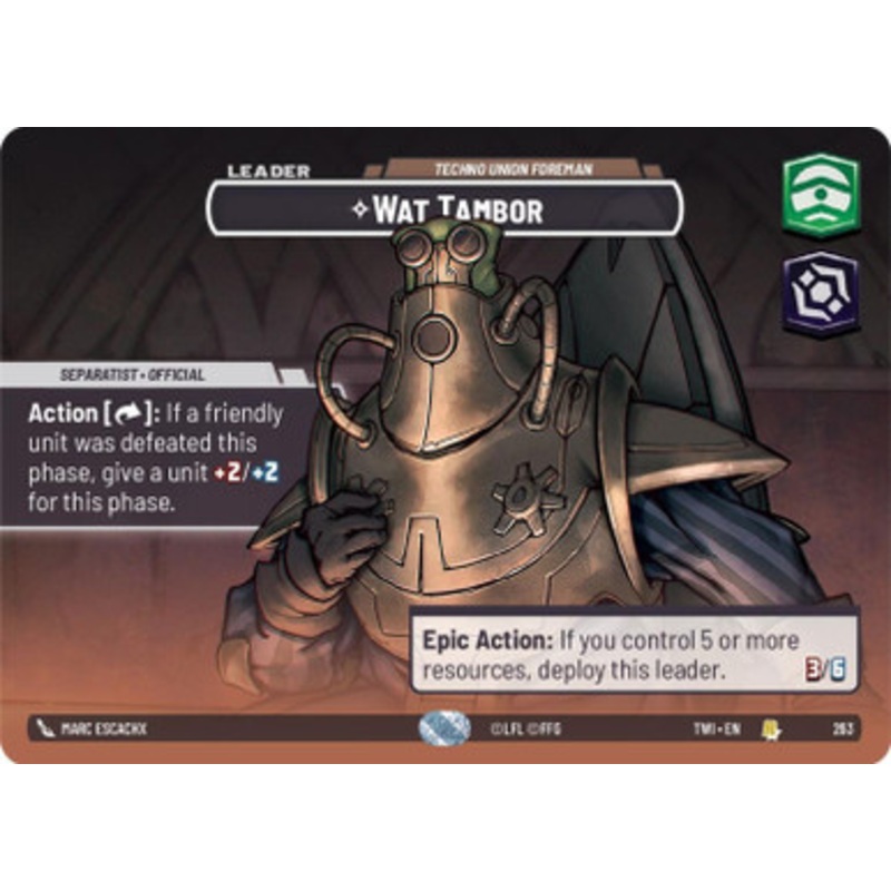 Wat Tambor, Techno Union Foreman (Showcase Frame)