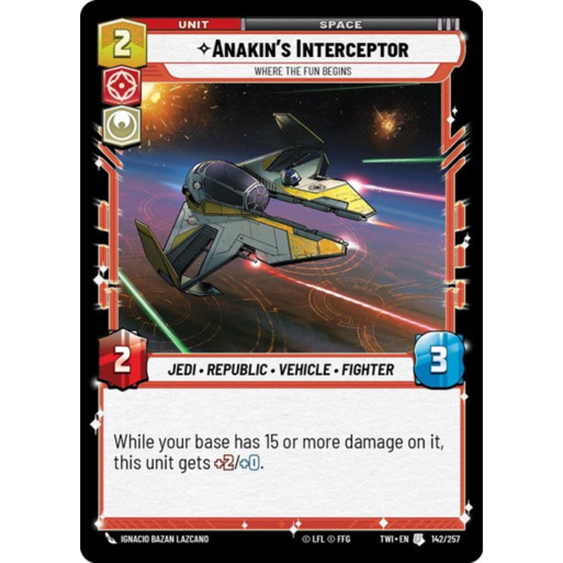 Anakin's Interceptor, Where the Fun Begins