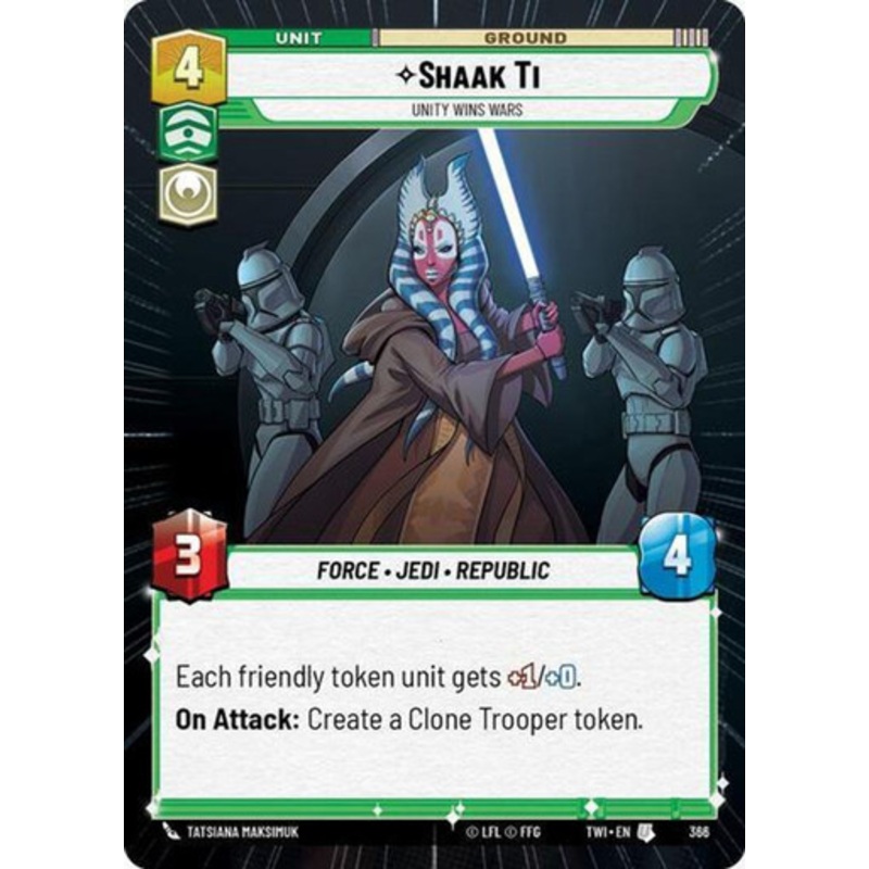 Shaak Ti, Unity Wins Wars (Hyperspace Foil)