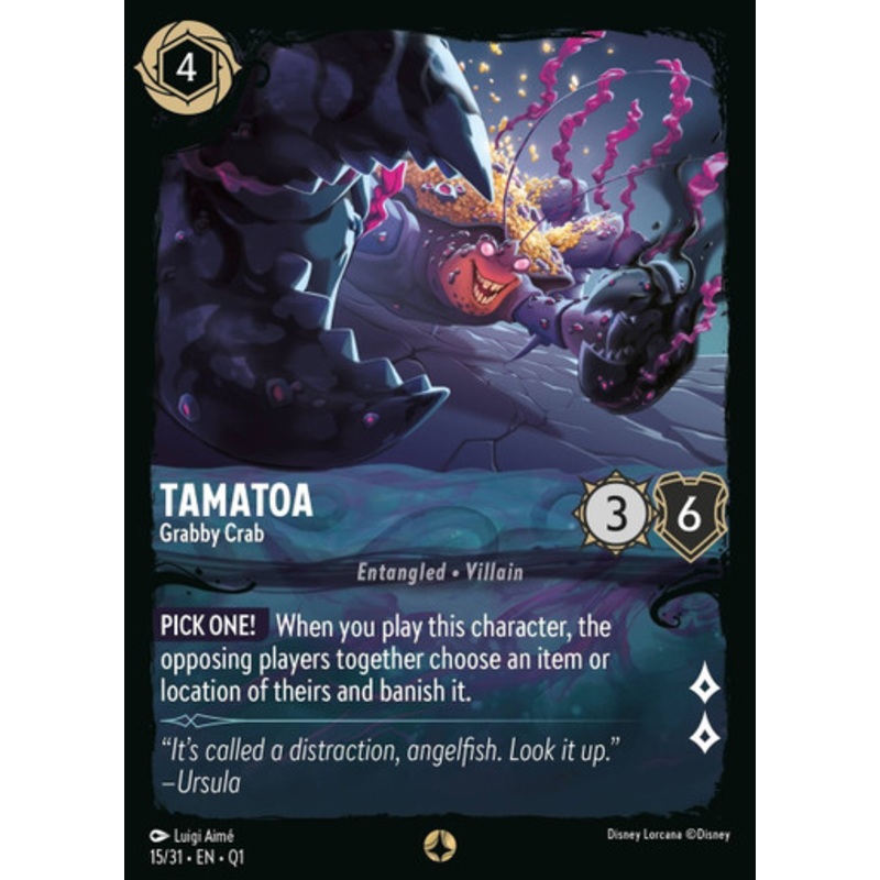 Tamatoa,Grabby Crab (Deep Trouble)