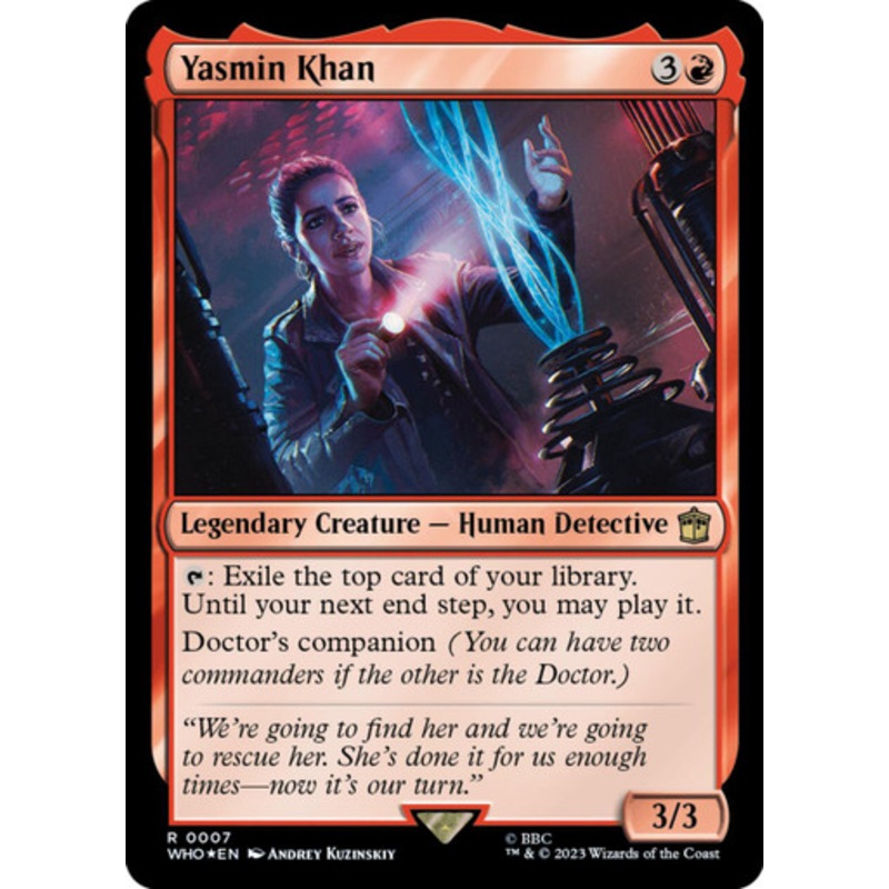Yasmin Khan (foil) | Universes Beyond: Doctor Who
