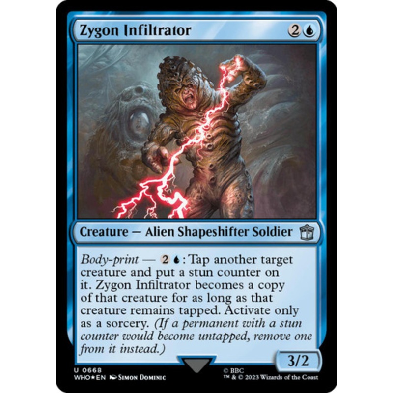Zygon Infiltrator (Surge foil) | Universes Beyond: Doctor Who
