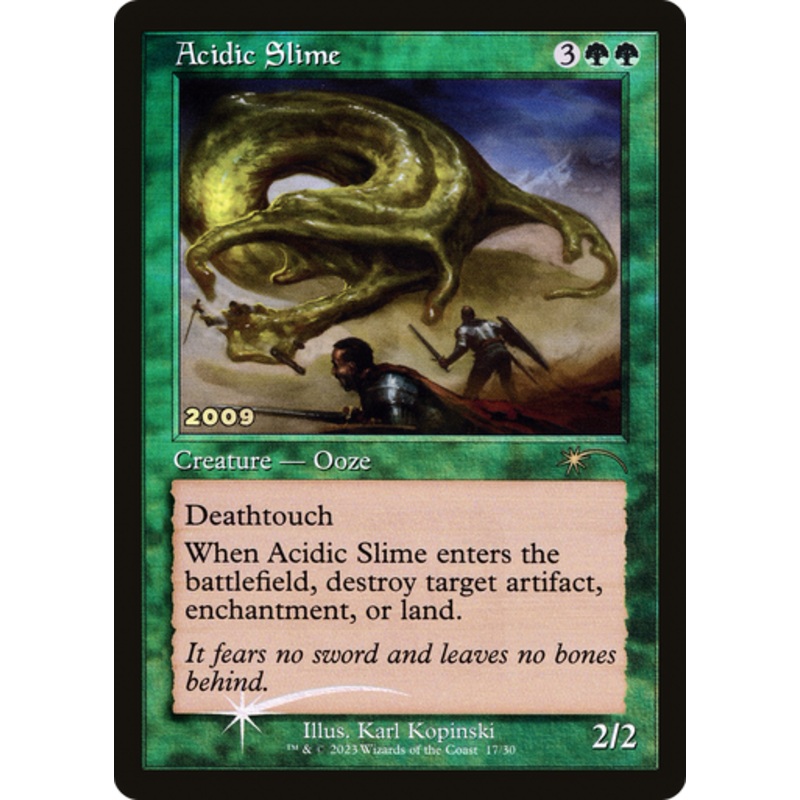 Acidic Slime (30th Anniversary foil) | Promotional Cards