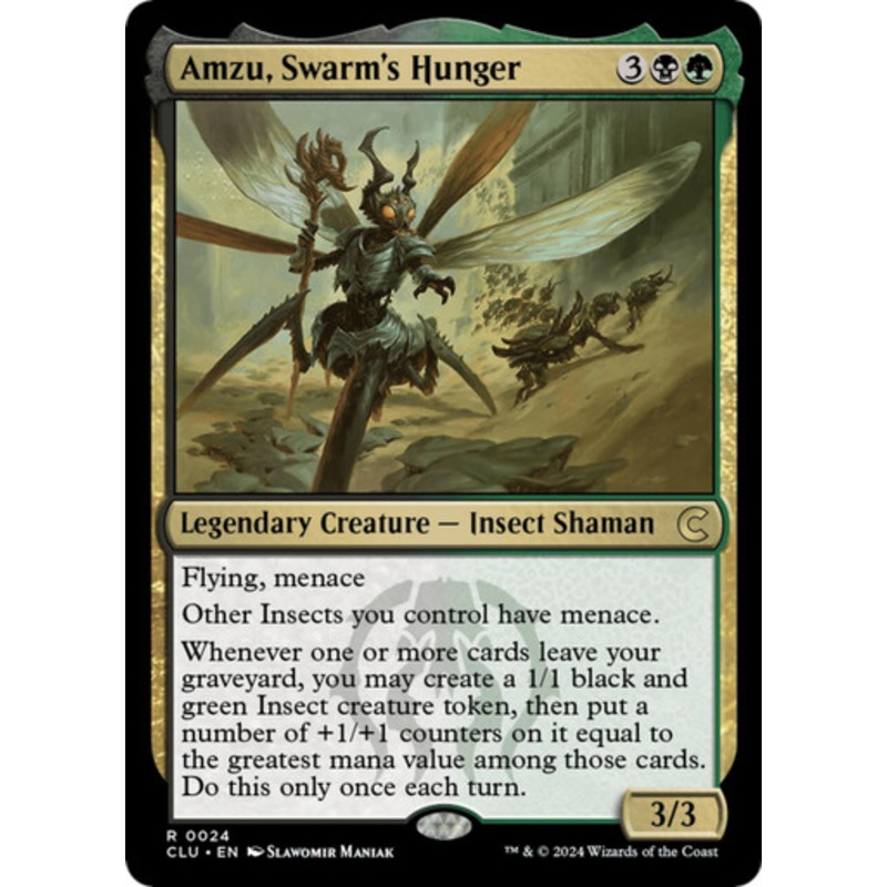 Amzu, Swarm's Hunger | Ravnica: Clue Edition