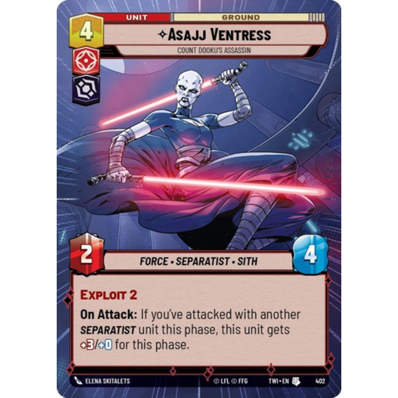 Asajj Ventress, Count Dooku's Assassin (Hyperspace Frame)