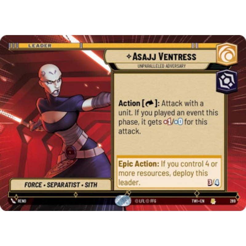 Asajj Ventress, Unparalleled Adversary (Hyperspace Frame)