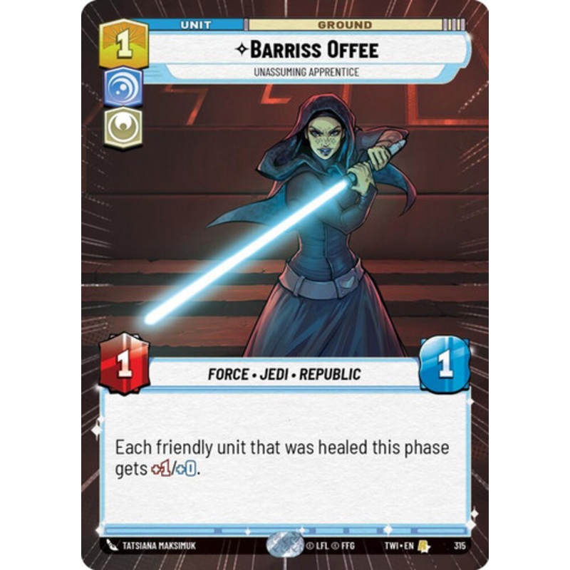 Barriss Offee, Unassuming Apprentice (Hyperspace Frame)