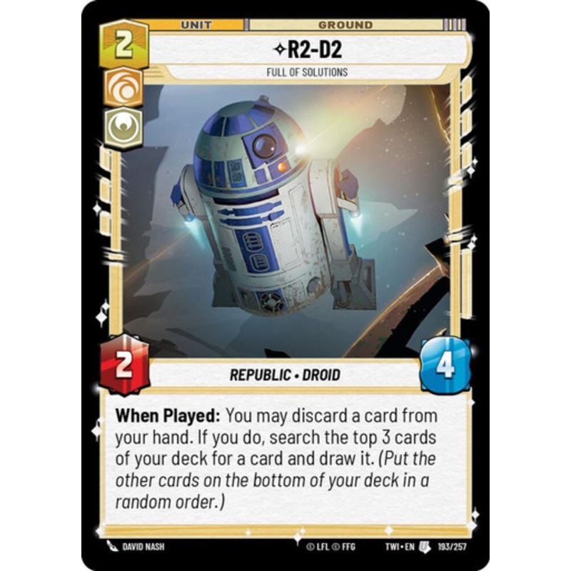 R2-D2, Full of Solutions