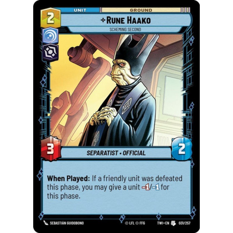 Rune Haako, Scheming Second