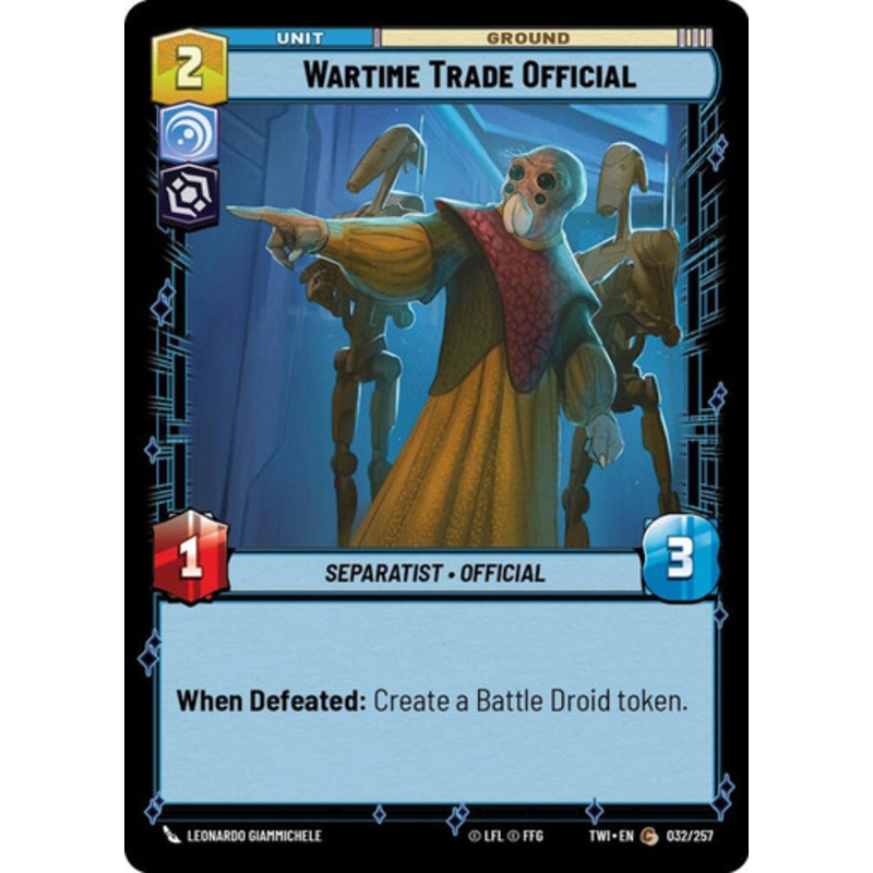 Wartime Trade Official