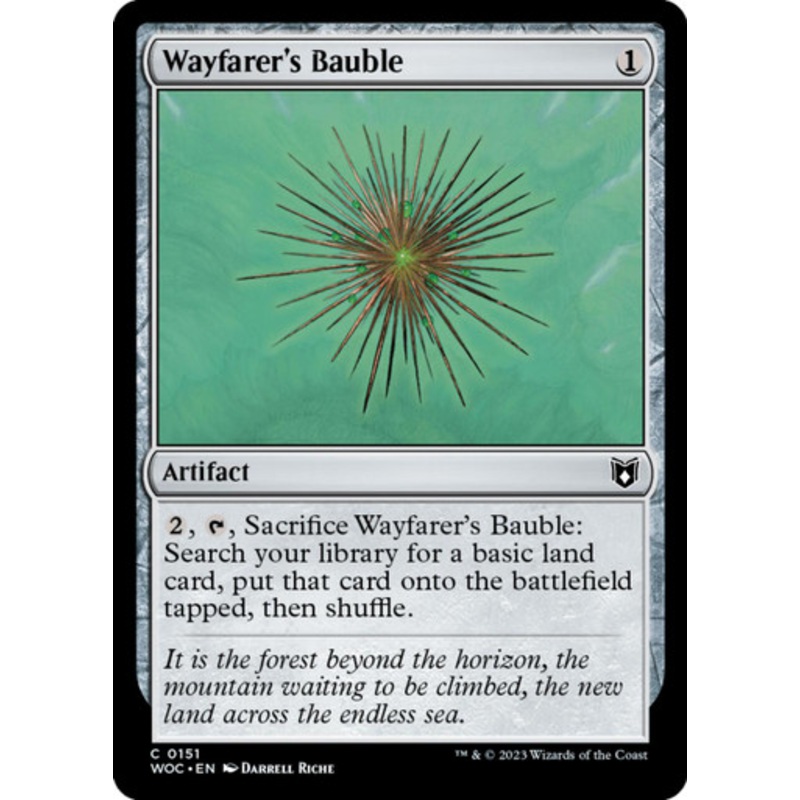 Wayfarer's Bauble | Wilds of Eldraine Commander