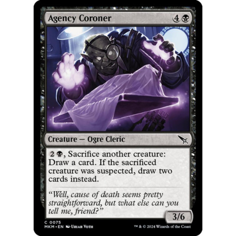 Agency Coroner (foil) | Murders at Karlov Manor