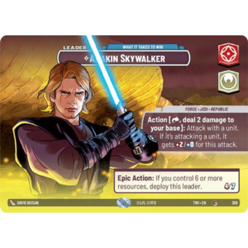 Anakin Skywalker, What it Takes to Win (Showcase Frame)