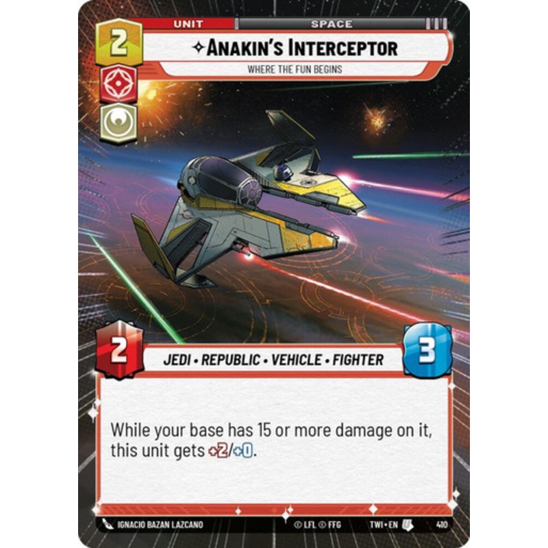 Anakin's Interceptor, Where the Fun Begins (Hyperspace Frame)