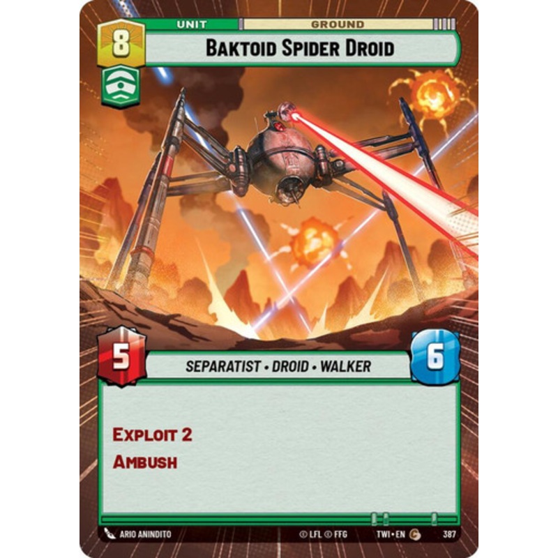 Baktoid Spider Droid (Hyperspace Frame)