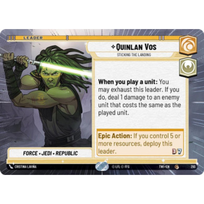 Quinlan Vos, Sticking the Landing (Hyperspace Frame)