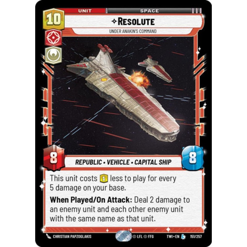 Resolute, Under Anakin's Command