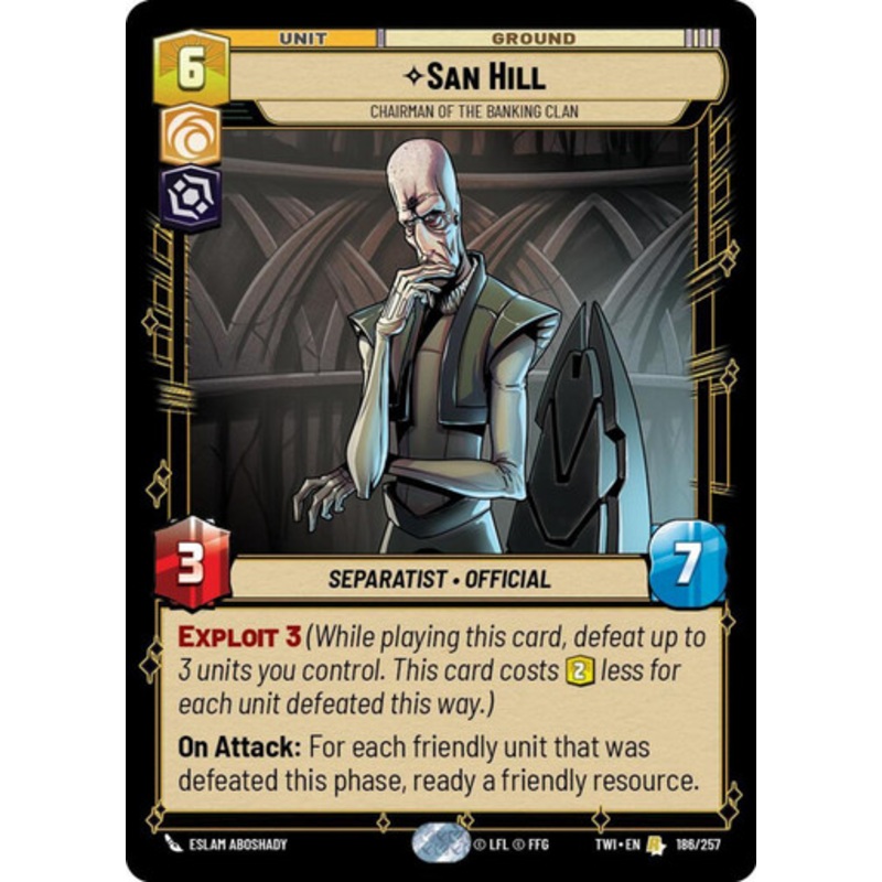San Hill, Chairman of the Banking Clan