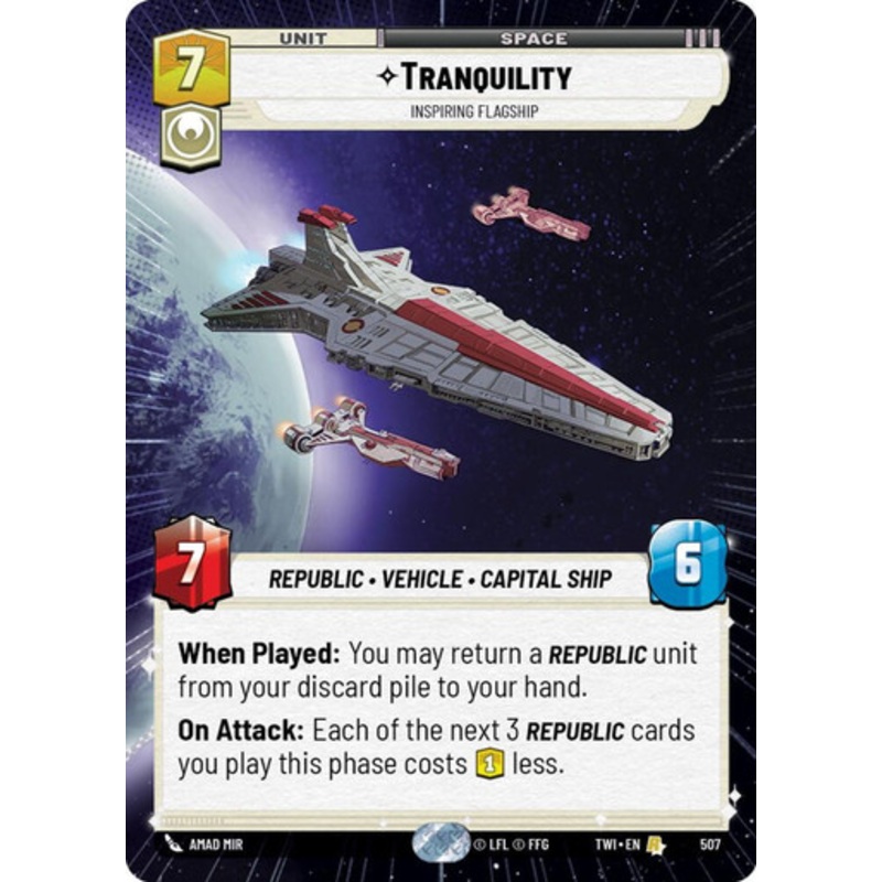 Tranquility, Inspiring Flagship (Hyperspace Frame)