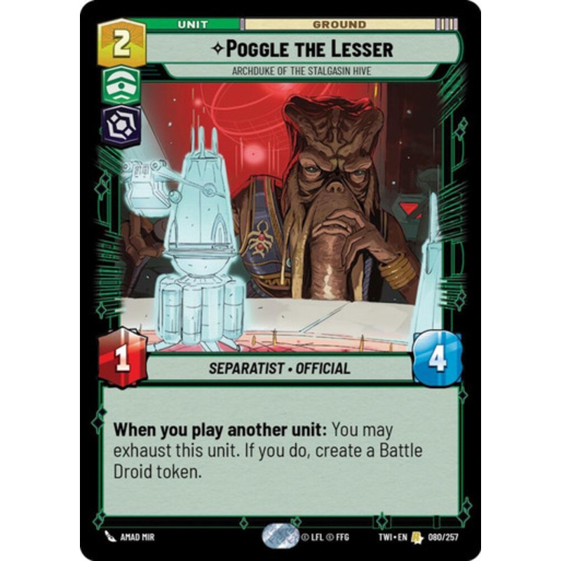 Poggle the Lesser, Archduke of the Stalgasin Hive (Foil)
