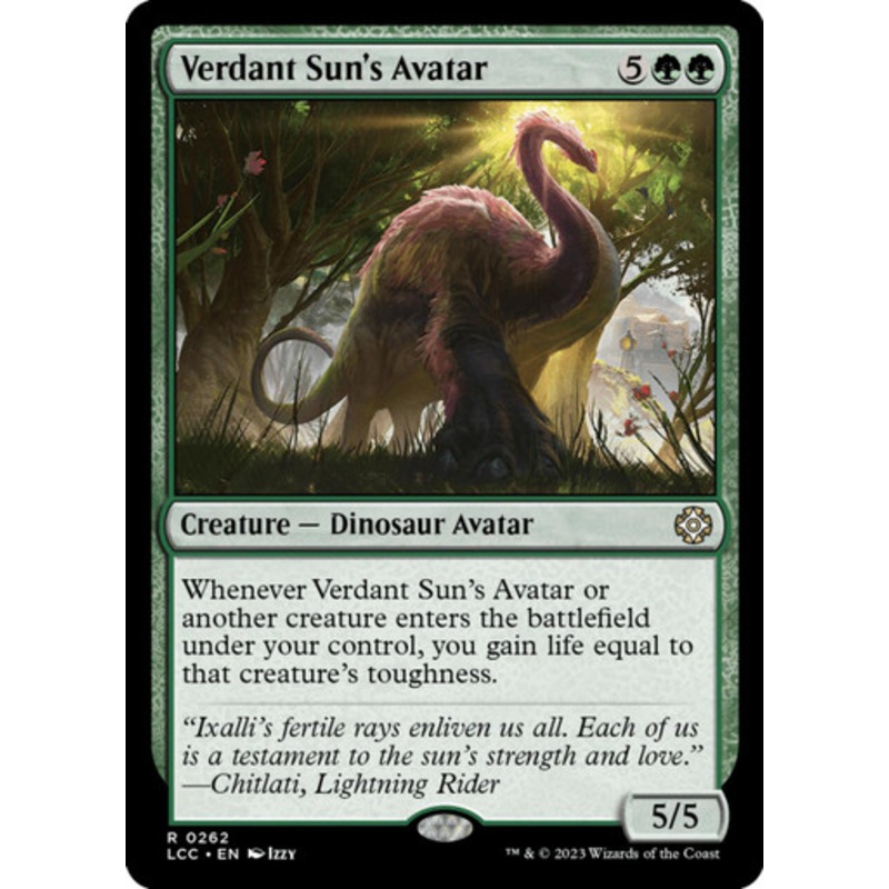 Verdant Sun's Avatar | Lost Caverns of Ixalan Commander