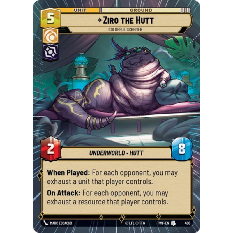 Ziro the Hutt, Colorful Schemer (Hyperspace Frame)