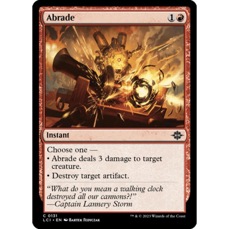 Abrade (foil) | Lost Caverns of Ixalan
