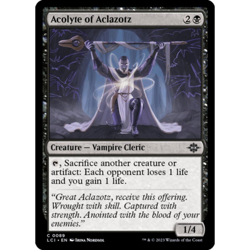 Acolyte of Aclazotz | Lost Caverns of Ixalan