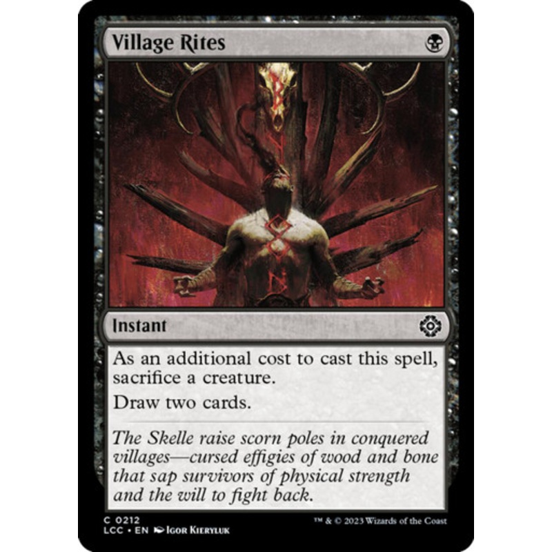 Village Rites | Lost Caverns of Ixalan Commander