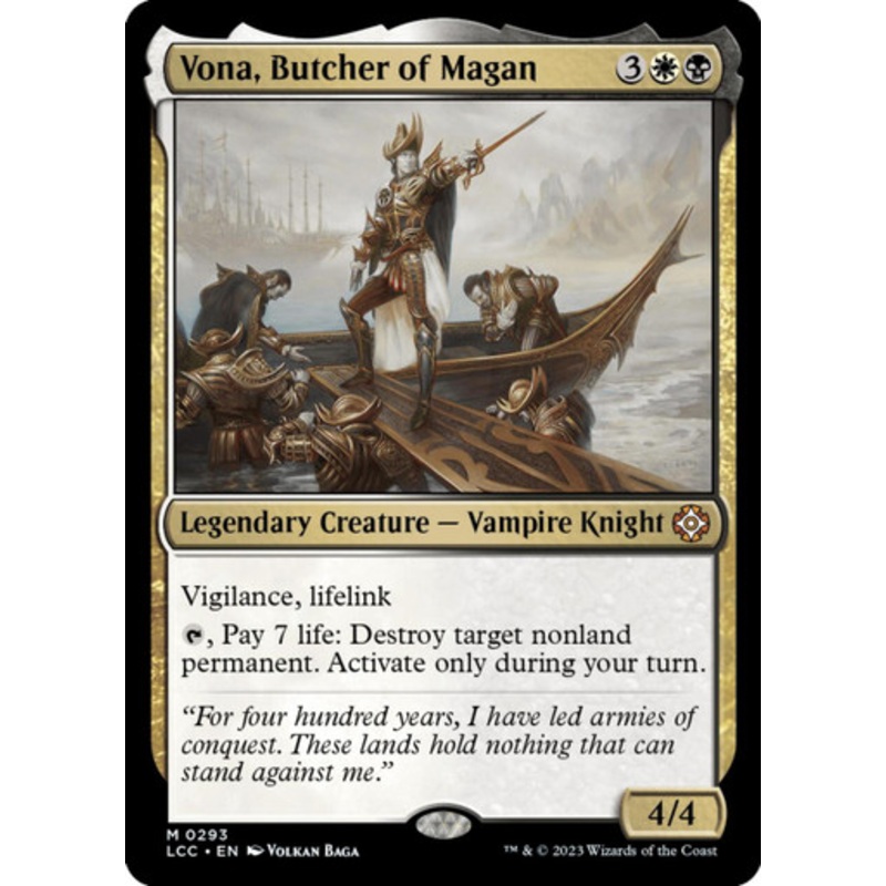 Vona, Butcher of Magan | Lost Caverns of Ixalan Commander