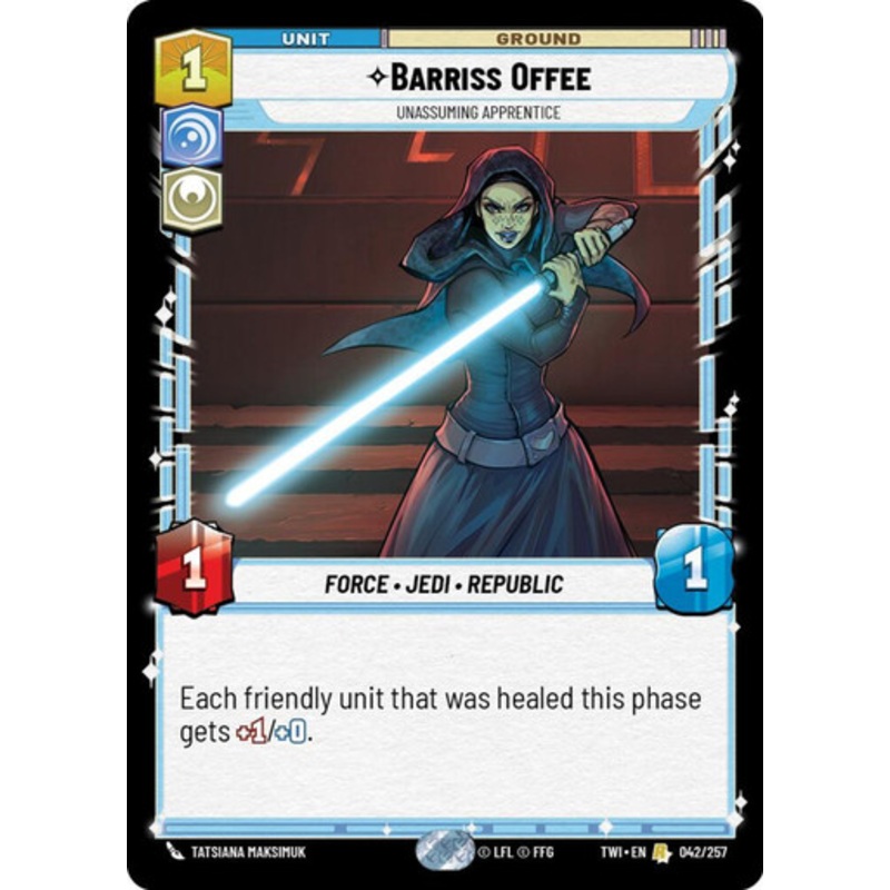 Barriss Offee, Unassuming Apprentice