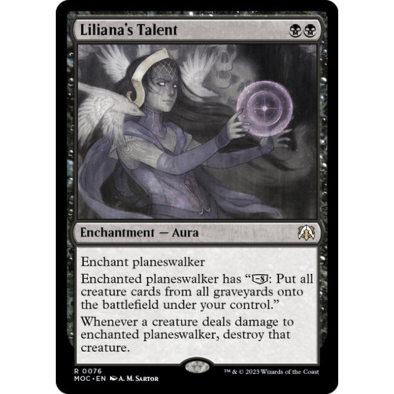 Liliana's Talent | March of the Machine Commander