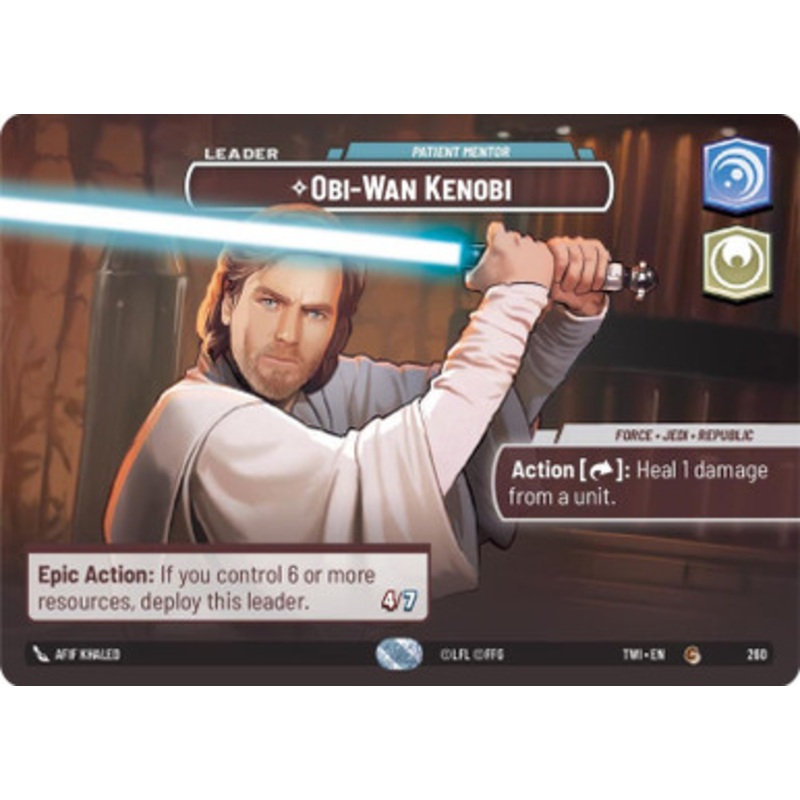 Obi-Wan Kenobi, Patient Mentor (Showcase Frame)