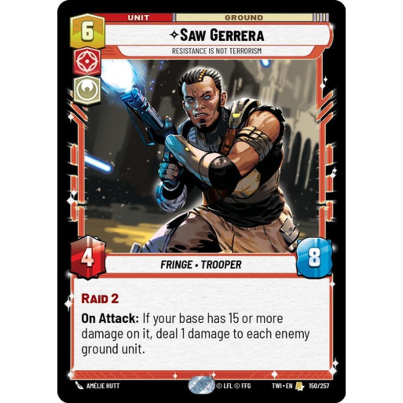 Saw Gerrera, Resistance is Not Terrorism