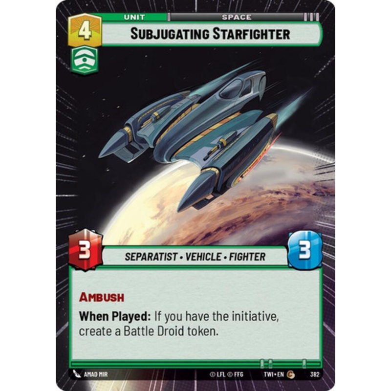 Subjugating Starfighter (Hyperspace Frame)