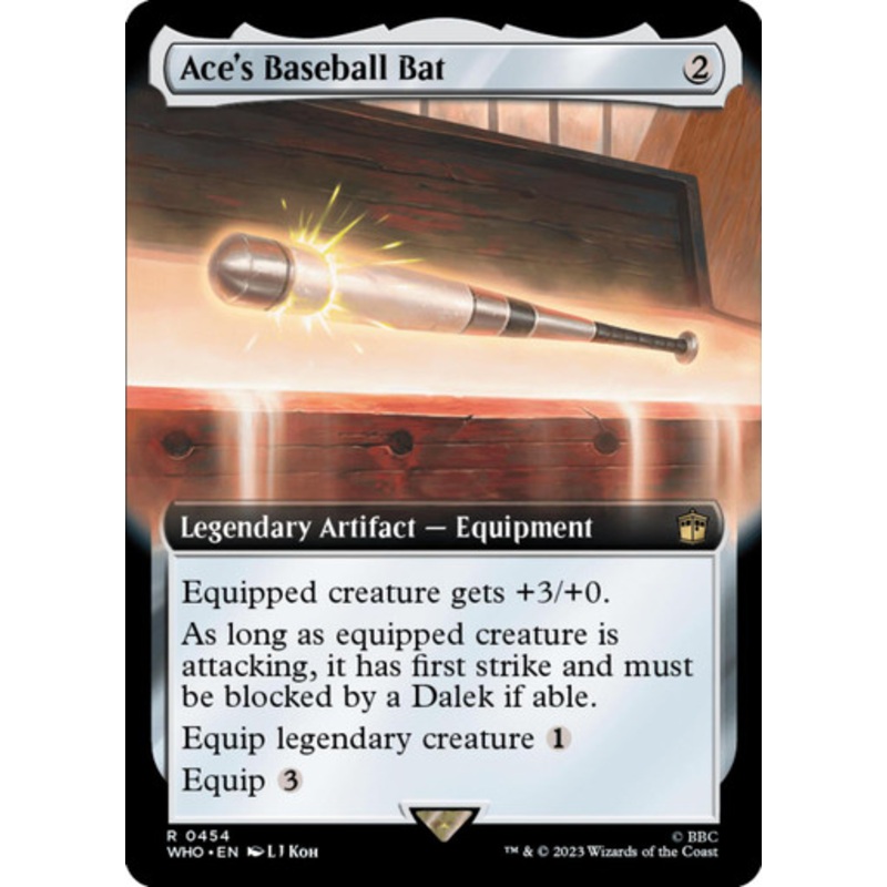 Ace's Baseball Bat (Extended Art) | Universes Beyond: Doctor Who