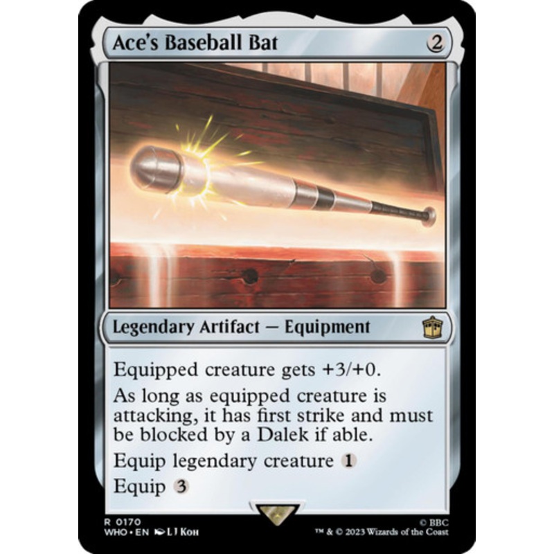 Ace's Baseball Bat | Universes Beyond: Doctor Who