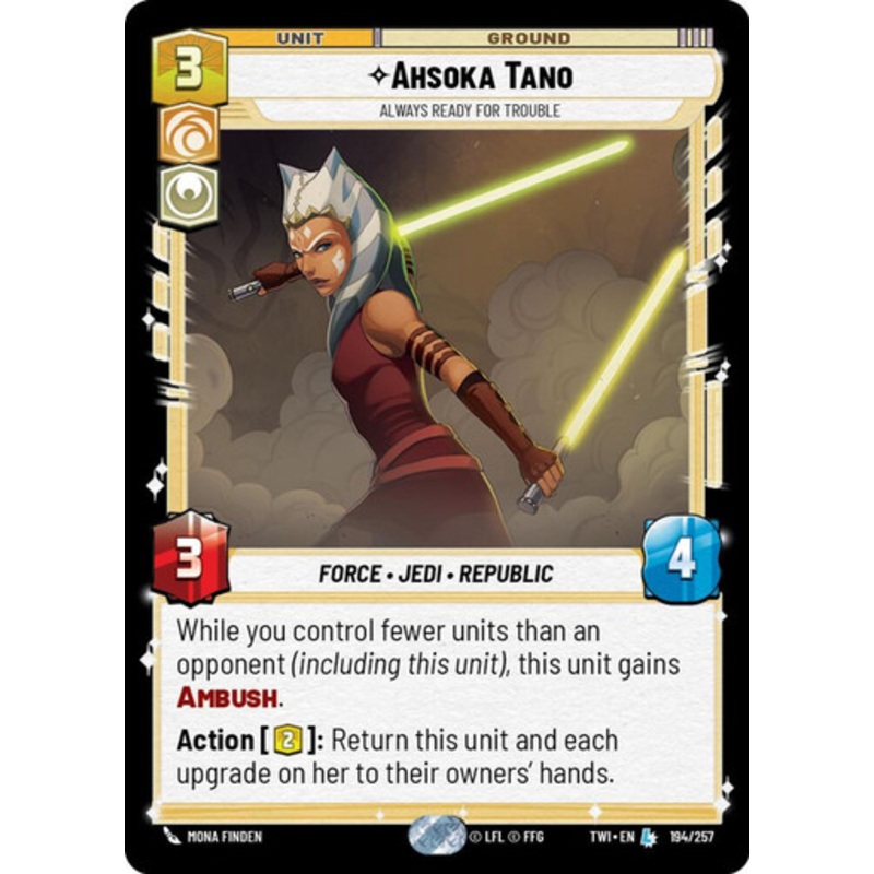 Ahsoka Tano, Always Ready For Trouble