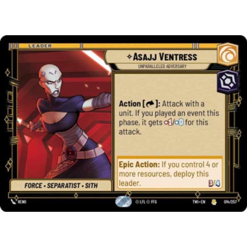 Asajj Ventress, Unparalleled Adversary