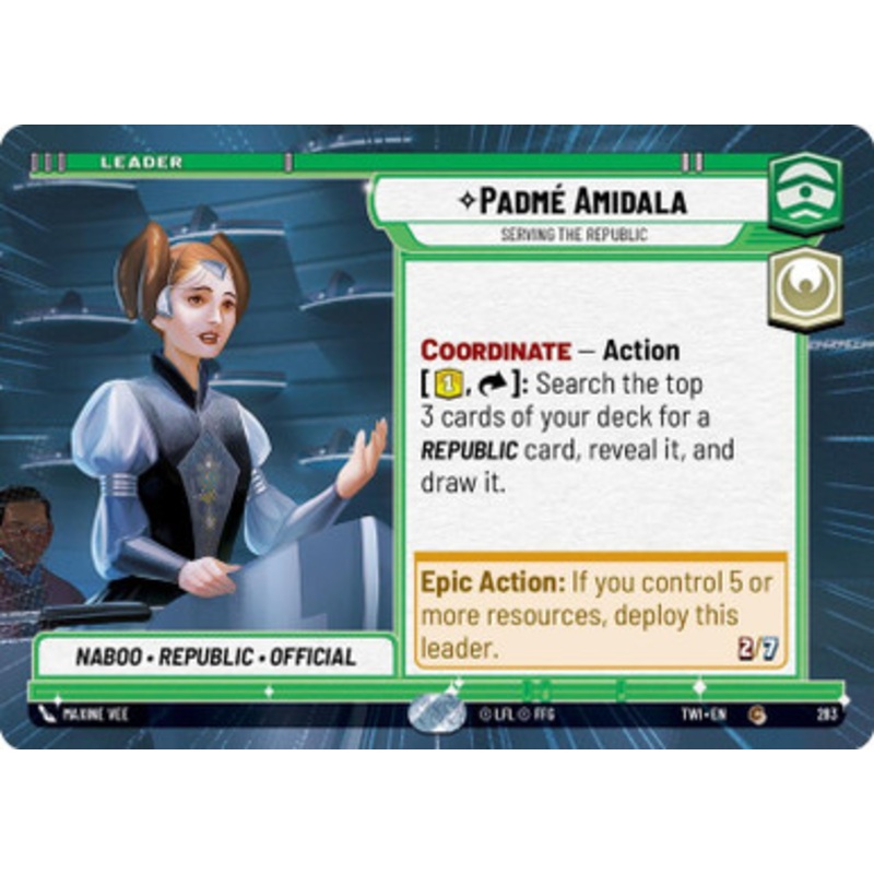 Padme Amidala, Serving the Republic (Hyperspace Frame)