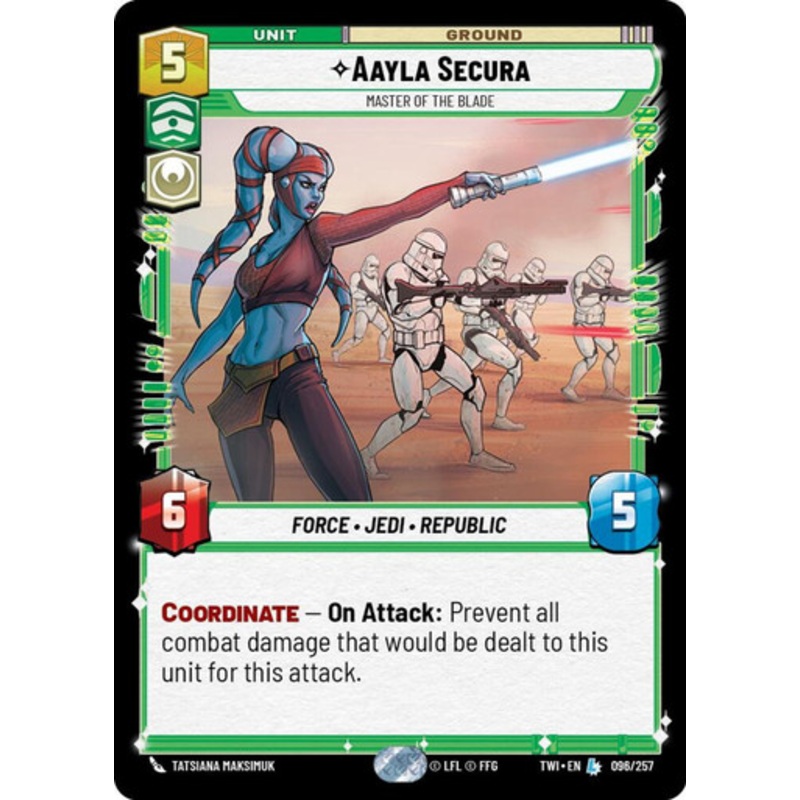 Aayla Secura, Master of the Blade (Foil)